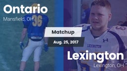 Matchup: Ontario vs. Lexington  2017