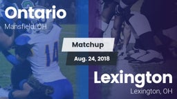 Matchup: Ontario vs. Lexington  2018