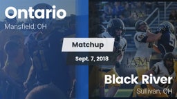 Matchup: Ontario vs. Black River  2018