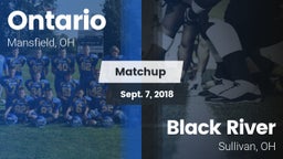 Matchup: Ontario vs. Black River  2018