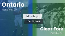 Matchup: Ontario vs. Clear Fork  2017