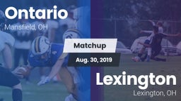 Matchup: Ontario vs. Lexington  2019