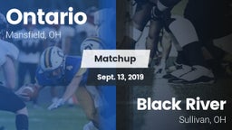Matchup: Ontario vs. Black River  2019