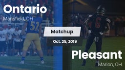 Matchup: Ontario vs. Pleasant  2019