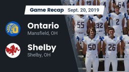Recap: Ontario  vs. Shelby  2019