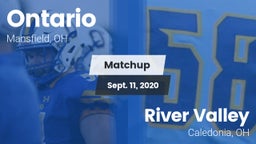 Matchup: Ontario vs. River Valley  2020