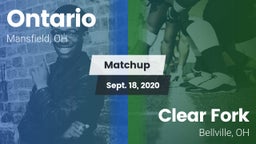 Matchup: Ontario vs. Clear Fork  2020