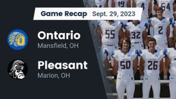 Recap: Ontario  vs. Pleasant  2023