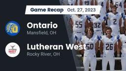 Recap: Ontario  vs. Lutheran West  2023