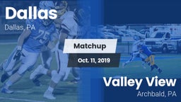Matchup: Dallas vs. Valley View  2019
