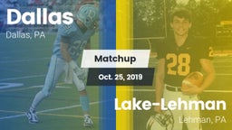 Matchup: Dallas vs. Lake-Lehman  2019
