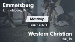 Matchup: Emmetsburg vs. Western Christian  2016