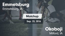 Matchup: Emmetsburg vs. Okoboji  2016