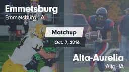 Matchup: Emmetsburg vs. Alta-Aurelia  2016