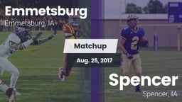 Matchup: Emmetsburg vs. Spencer  2017