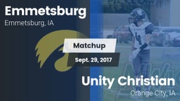 Matchup: Emmetsburg vs. Unity Christian  2017