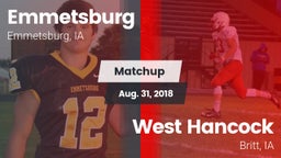 Matchup: Emmetsburg vs. West Hancock  2018