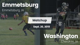 Matchup: Emmetsburg vs. Washington  2019