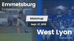 Matchup: Emmetsburg vs. West Lyon  2019