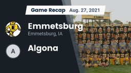 Recap: Emmetsburg  vs. Algona 2021