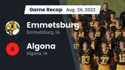 Recap: Emmetsburg  vs. Algona  2022