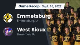 Recap: Emmetsburg  vs. West Sioux  2022