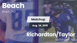 Matchup: Beach vs. Richardton/Taylor  2018