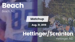 Matchup: Beach vs. Hettinger/Scranton  2018