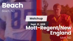 Matchup: Beach vs. Mott-Regent/New England  2018