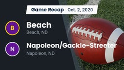 Recap: Beach  vs. Napoleon/Gackle-Streeter  2020