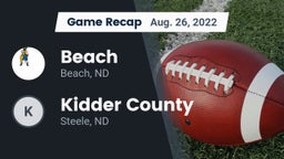Recap: Beach  vs. Kidder County  2022