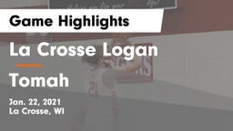 La Crosse Logan vs Tomah  Game Highlights - Jan. 22, 2021