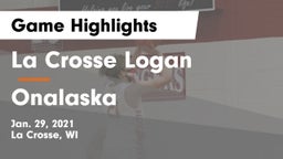 La Crosse Logan vs Onalaska  Game Highlights - Jan. 29, 2021
