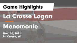 La Crosse Logan vs Menomonie  Game Highlights - Nov. 30, 2021