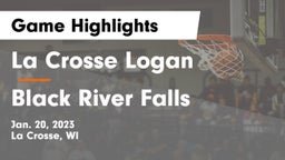 La Crosse Logan vs Black River Falls  Game Highlights - Jan. 20, 2023
