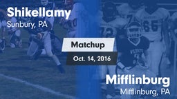 Matchup: Shikellamy vs. Mifflinburg  2016