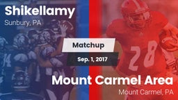 Matchup: Shikellamy vs. Mount Carmel Area  2017