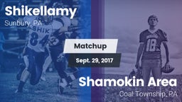 Matchup: Shikellamy vs. Shamokin Area  2017