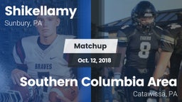 Matchup: Shikellamy vs. Southern Columbia Area  2018