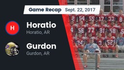 Recap: Horatio  vs. Gurdon  2017