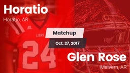 Matchup: Horatio vs. Glen Rose  2017