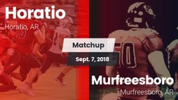Matchup: Horatio vs. Murfreesboro  2018