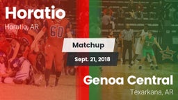Matchup: Horatio vs. Genoa Central  2018