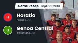 Recap: Horatio  vs. Genoa Central  2018