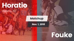Matchup: Horatio vs. Fouke 2018