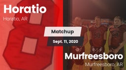 Matchup: Horatio vs. Murfreesboro  2020