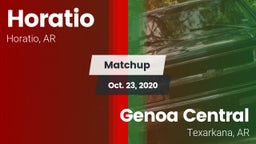 Matchup: Horatio vs. Genoa Central  2020