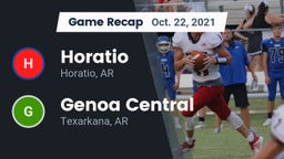 Recap: Horatio  vs. Genoa Central  2021