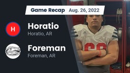 Recap: Horatio  vs. Foreman  2022