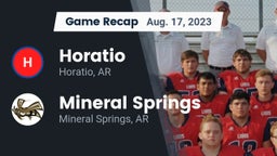 Recap: Horatio  vs. Mineral Springs  2023